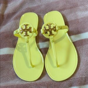 Tory Burch Yellow Sandals